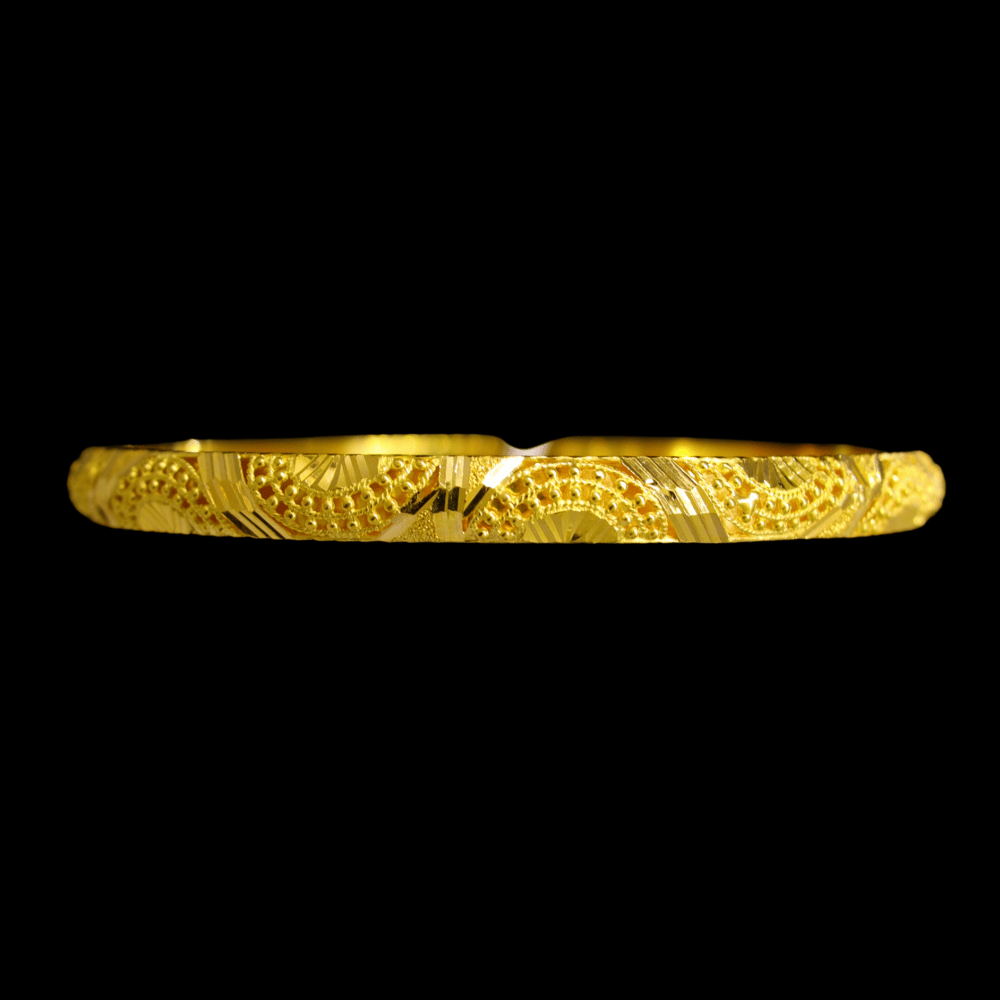 21K Gold Bangle Set Of 1 (M)
