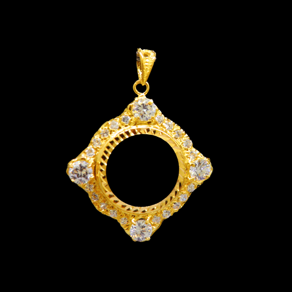 21K Gold Coin Frame