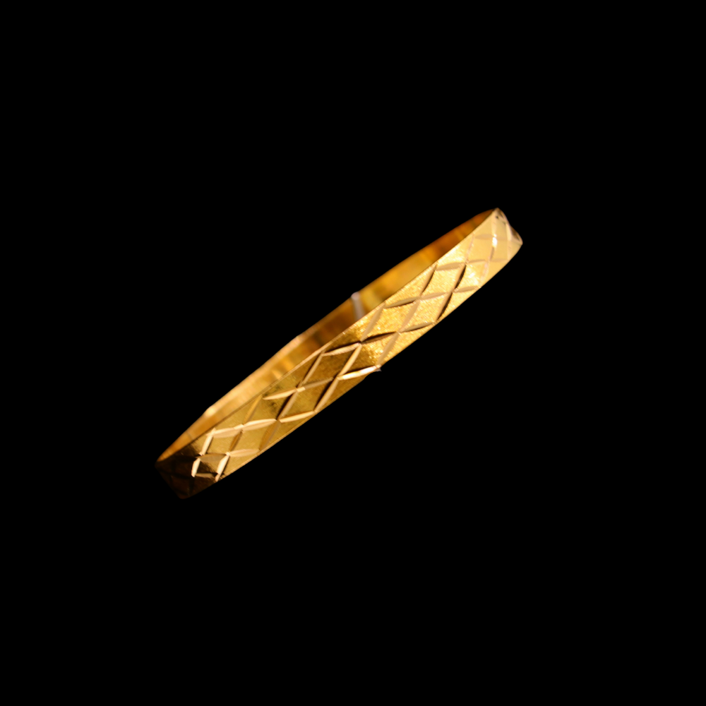 21K Gold Bangle, S (19) – SB28150 image 2 of 2