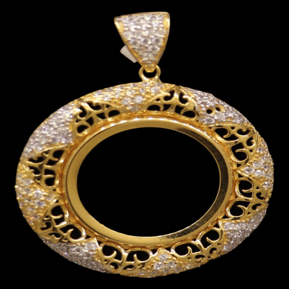 21K Gold Coin Frame