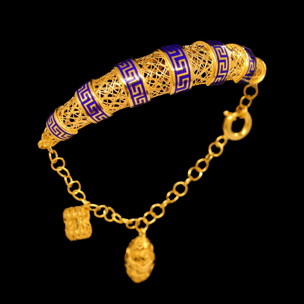 21K Gold Bangle Bracelet – SW17192 image 2 of 2