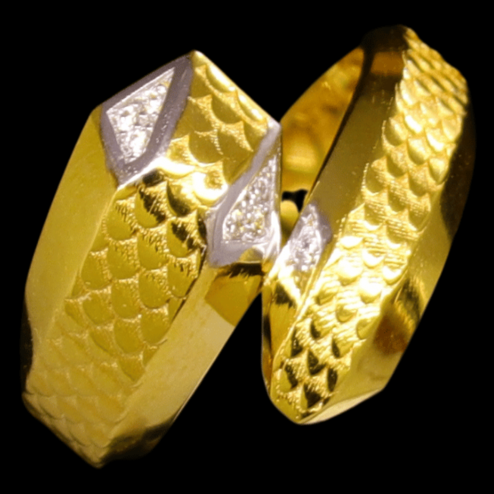 21K Yellow Gold Ring – Size 13 1/2 – SW30228