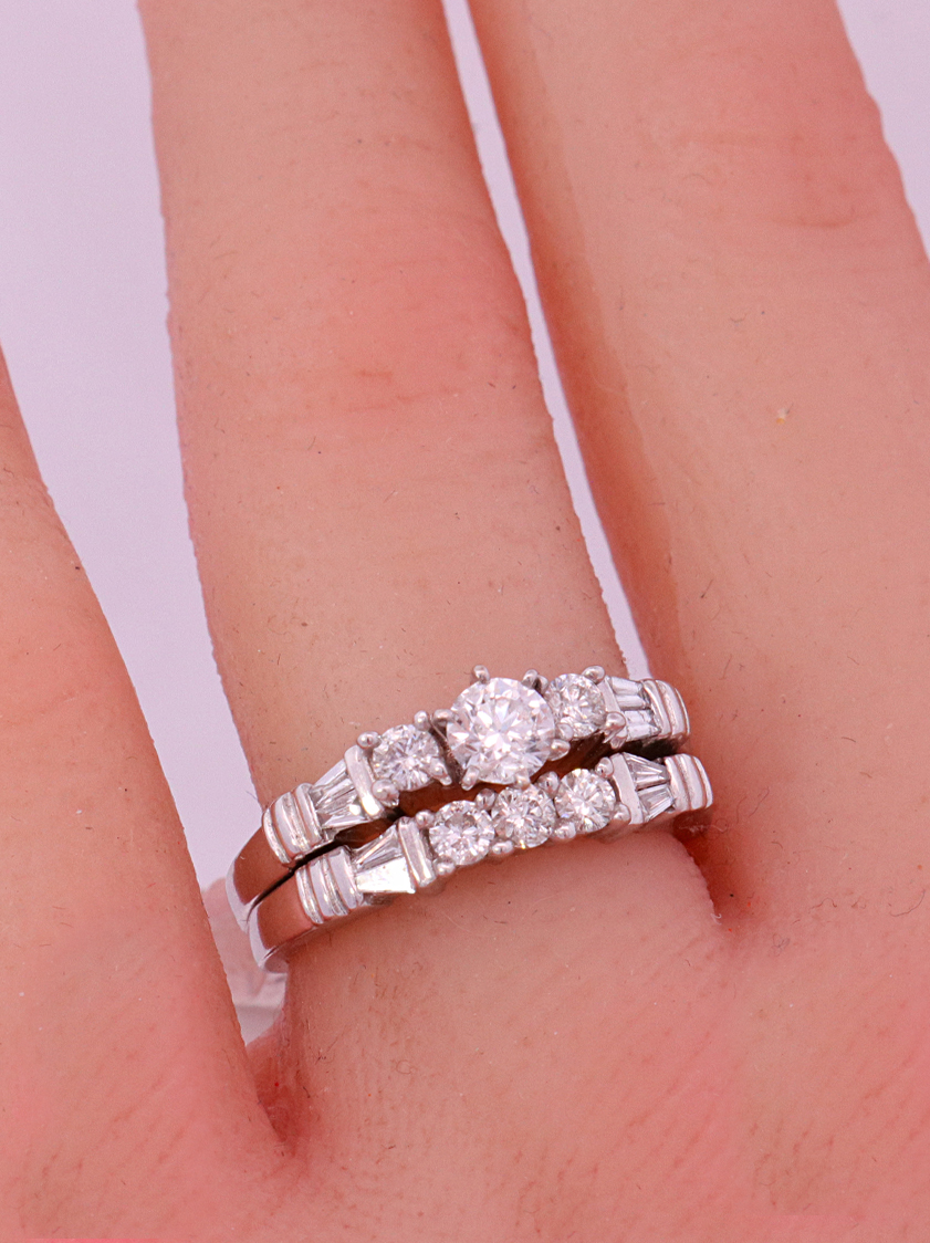 14K White Gold Diamond Bridal – SW10091