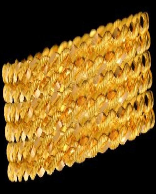 21K Gold Bangle Set, XS (18) – 39627 image 2 of 2