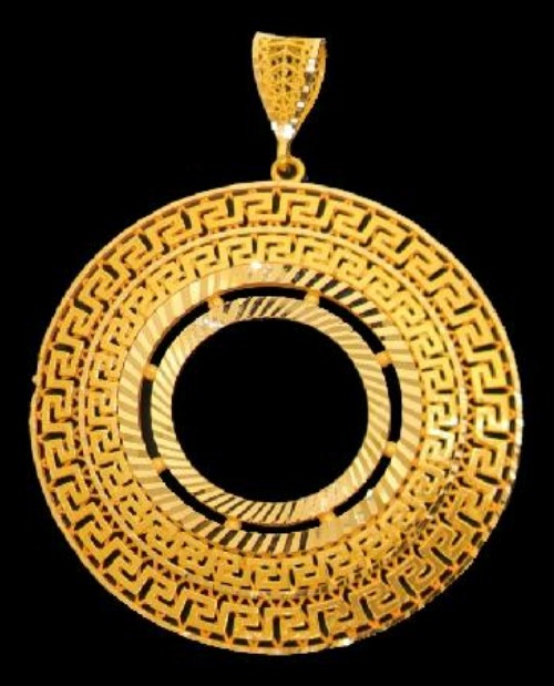 21K Gold Coin Frame – 20064