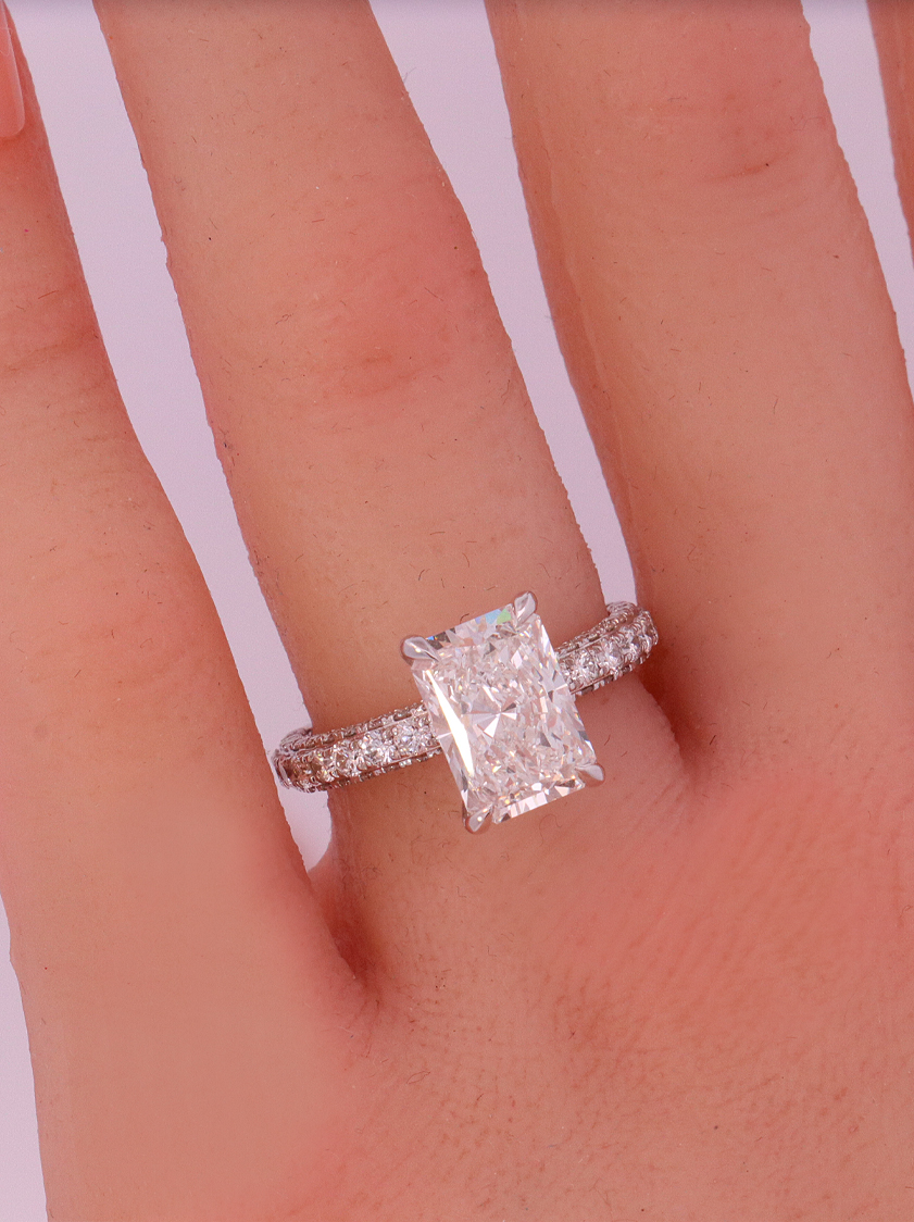 Lab-Diamond Bridal Ring