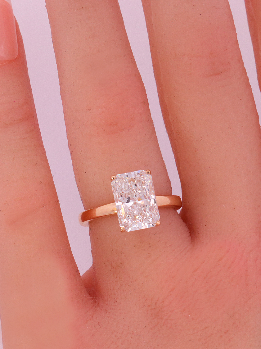 Lab-Diamond Bridal Ring