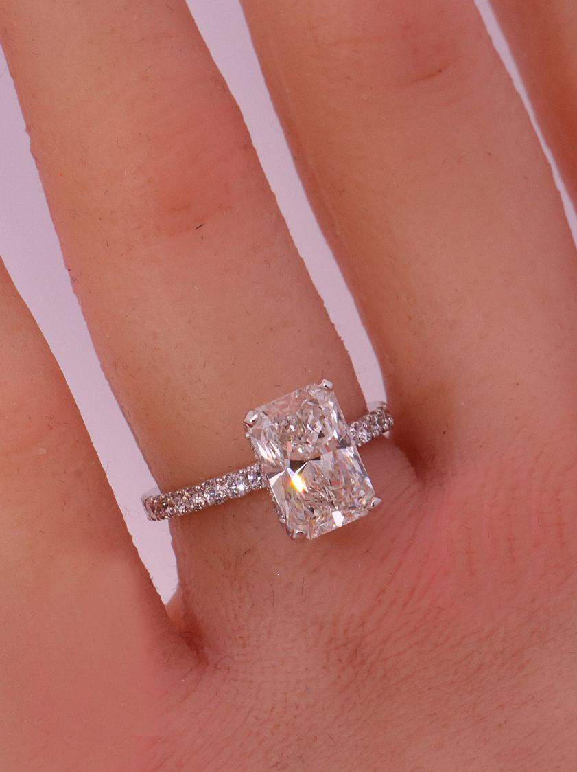 Lab-Diamond Bridal Ring