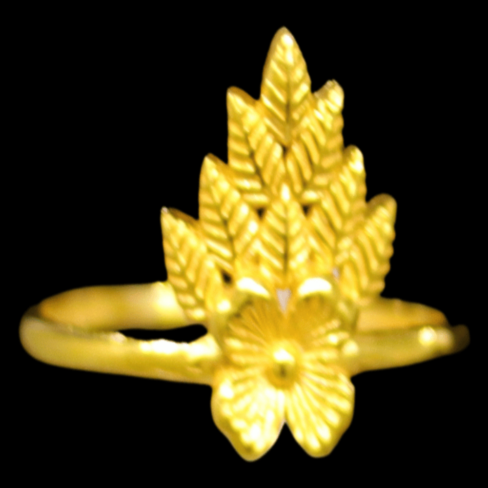 21K Yellow Gold Ring – Size 7 1/2 – SW29999
