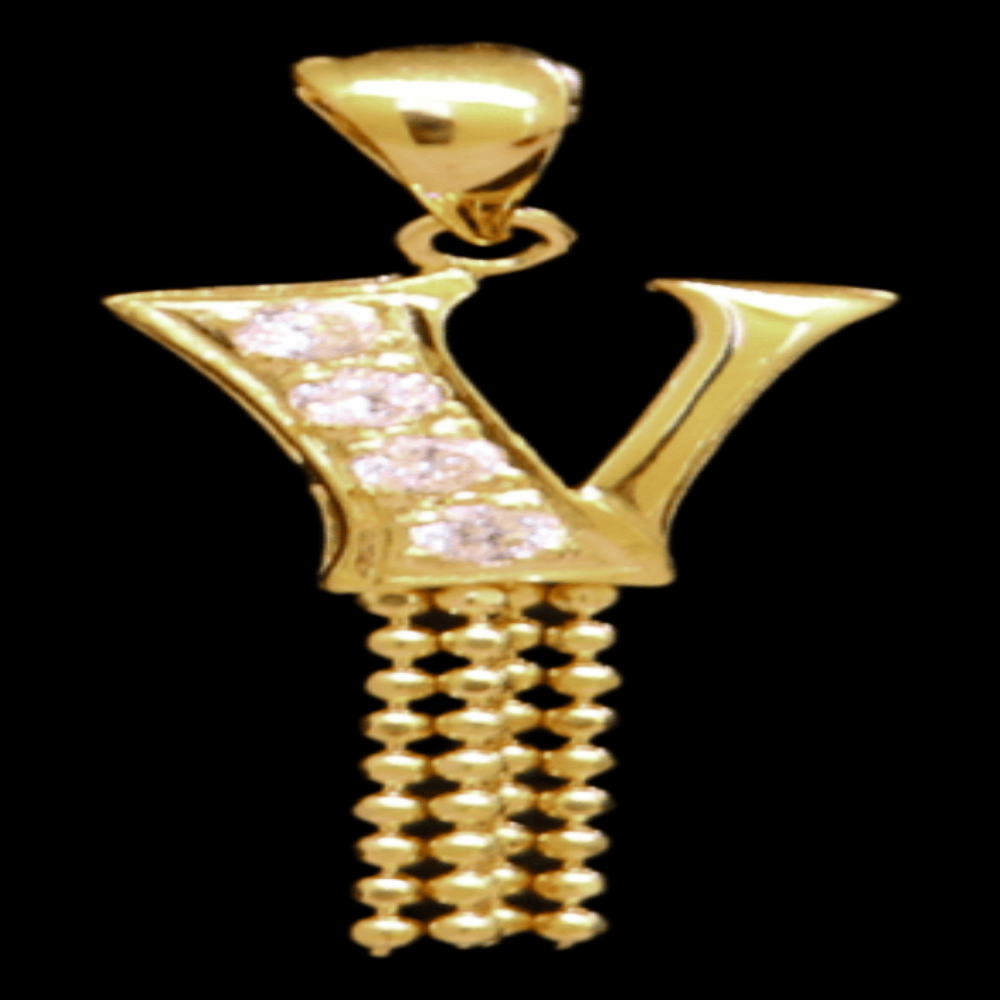 21K Gold Stone Pendant – SW32740