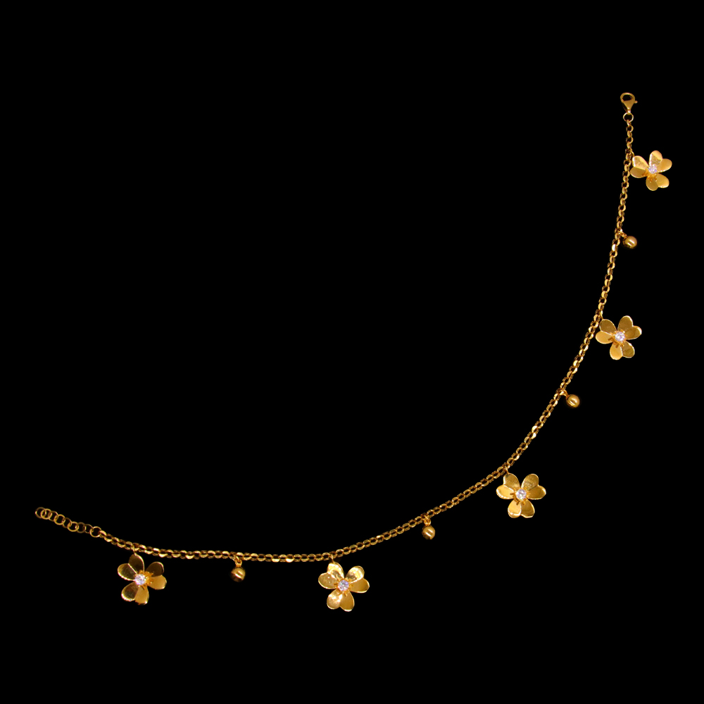 21k Gold Anklet