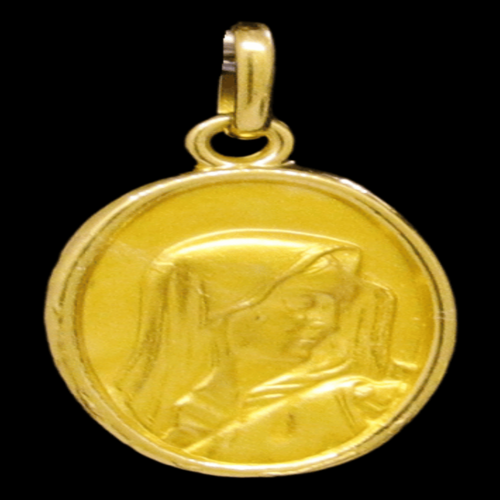 18K Gold Christian Pendant - SW28358