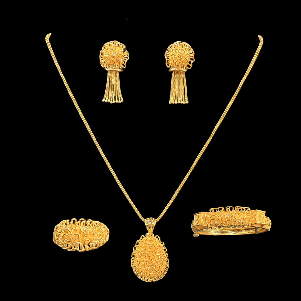22K Short Necklace Set – SB31861