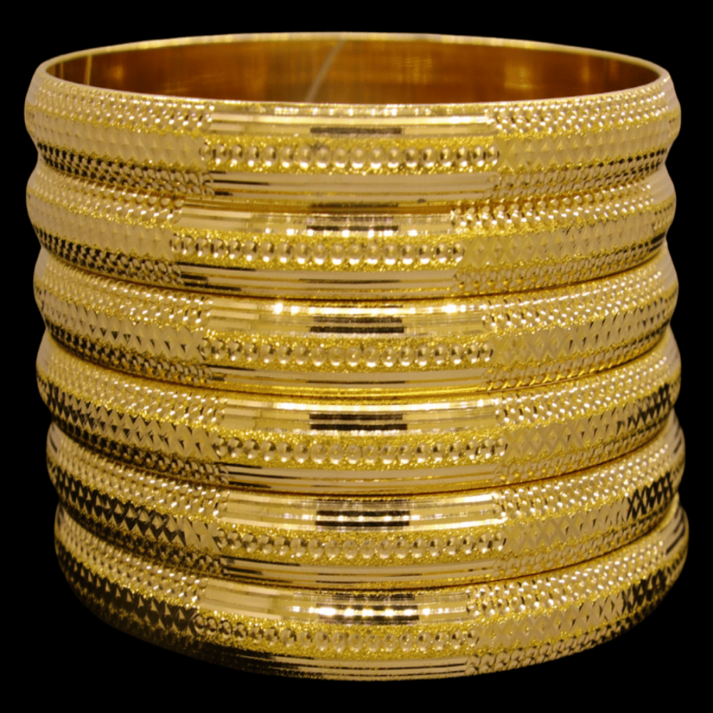 21K Gold Bangle Set, L (21) – SW28871