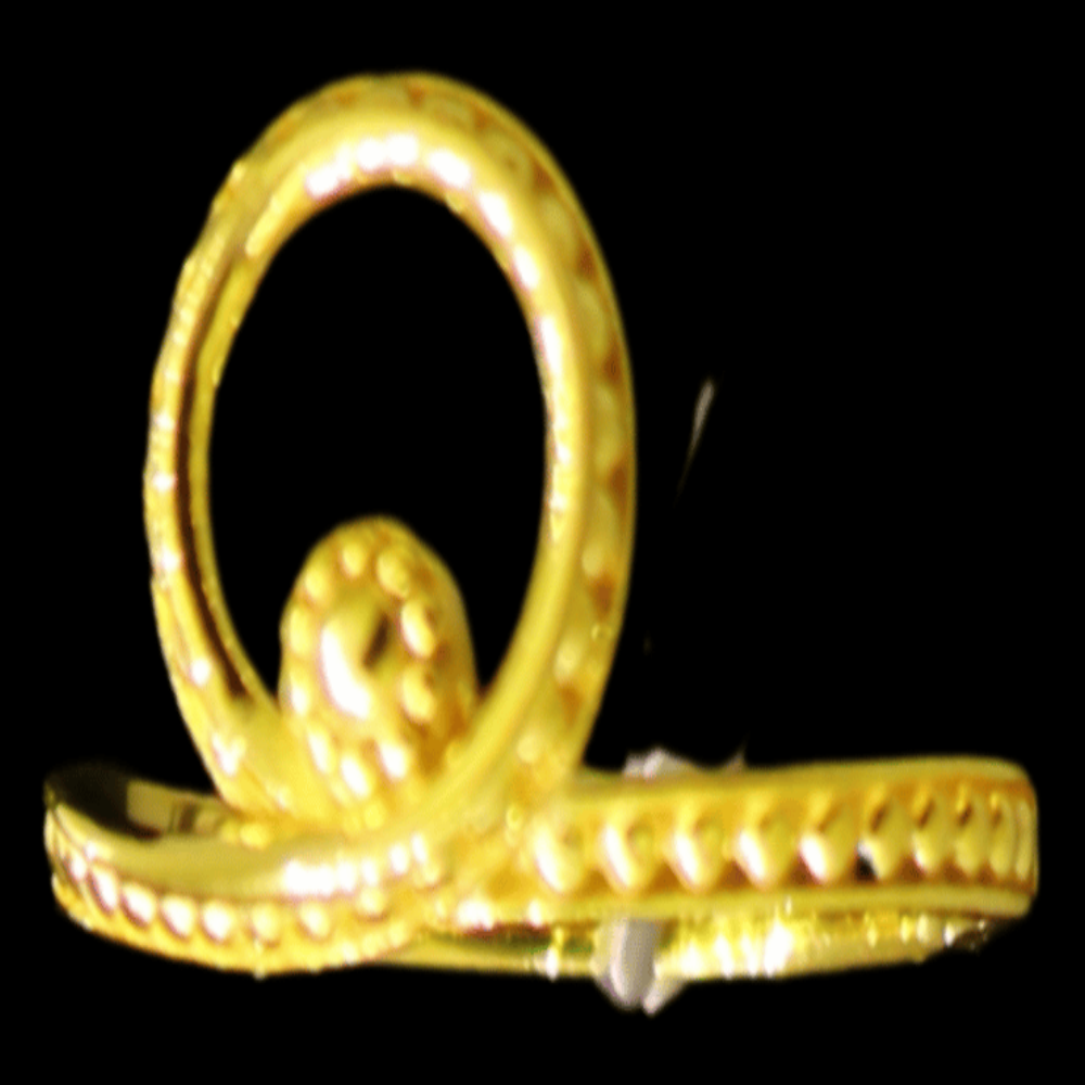 21K Yellow Gold Ring – Size 7 1/2 – SW31076