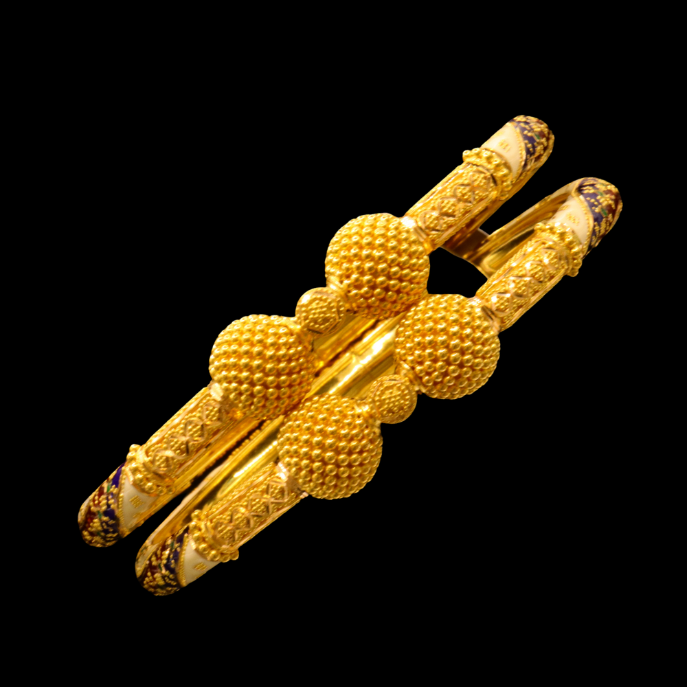 22K Gold Bangle Bracelet – SD24950 image 2 of 2