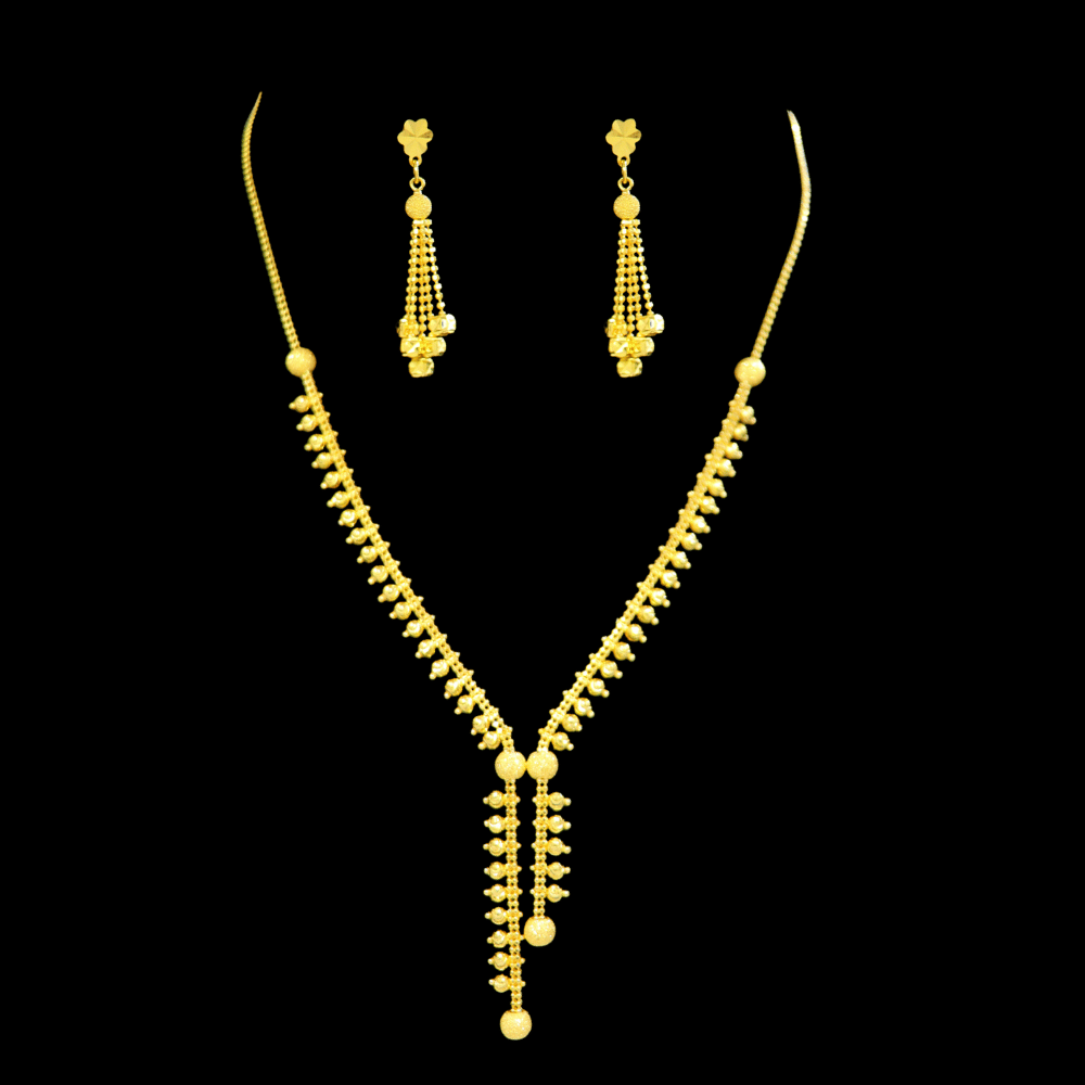 22K Gold Necklace Set