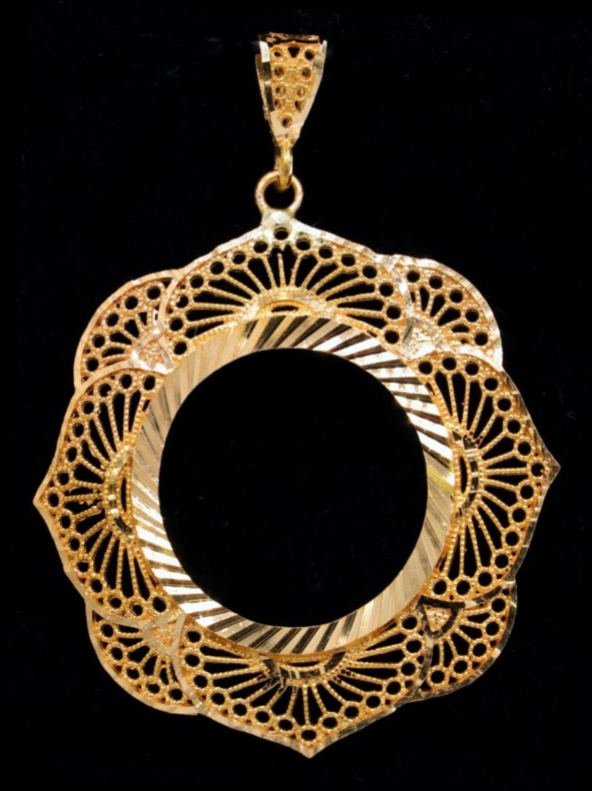 21K Gold Coin Frame – 7361