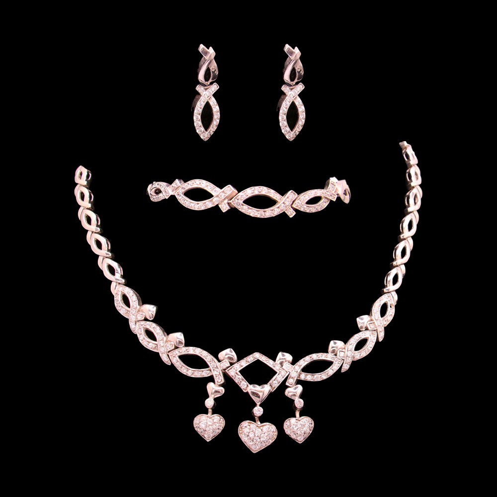 18K Gold Necklace Set