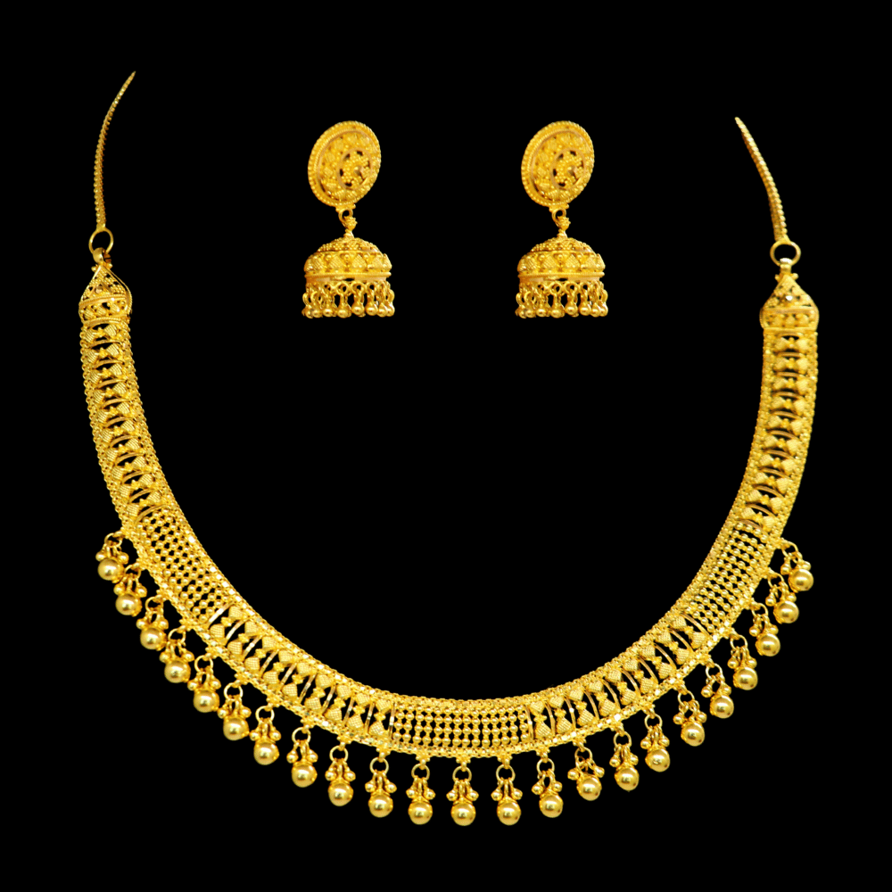 22K Gold Necklace Set