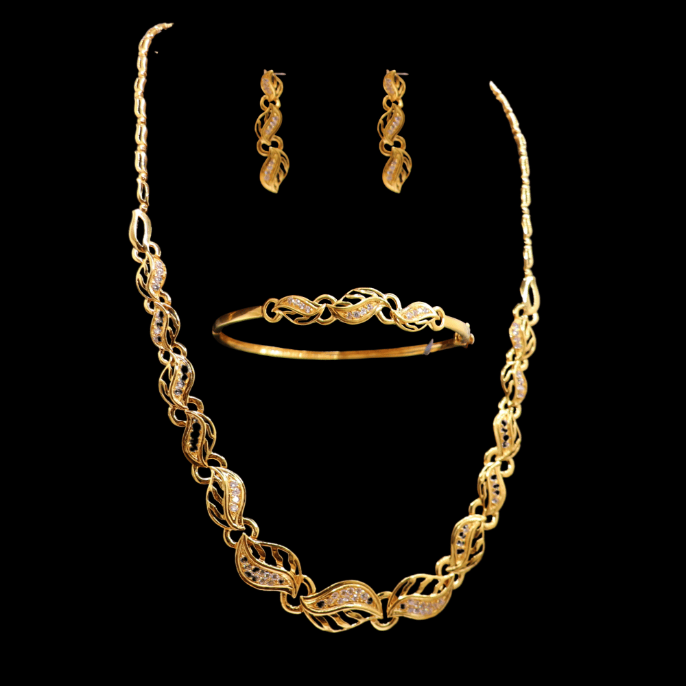 21K Gold Necklace Set