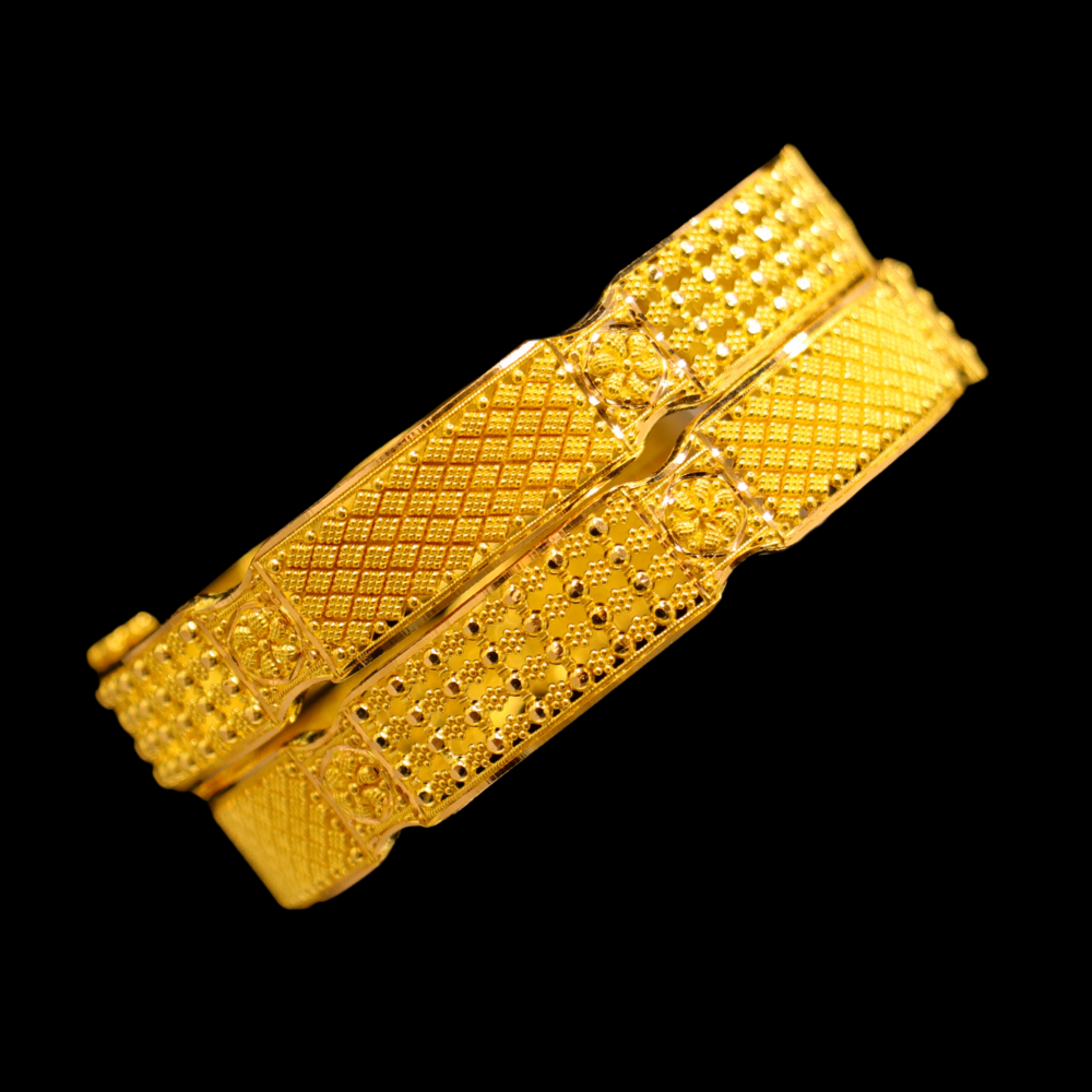 22K Gold Bangle Bracelet – SB25663 image 2 of 2