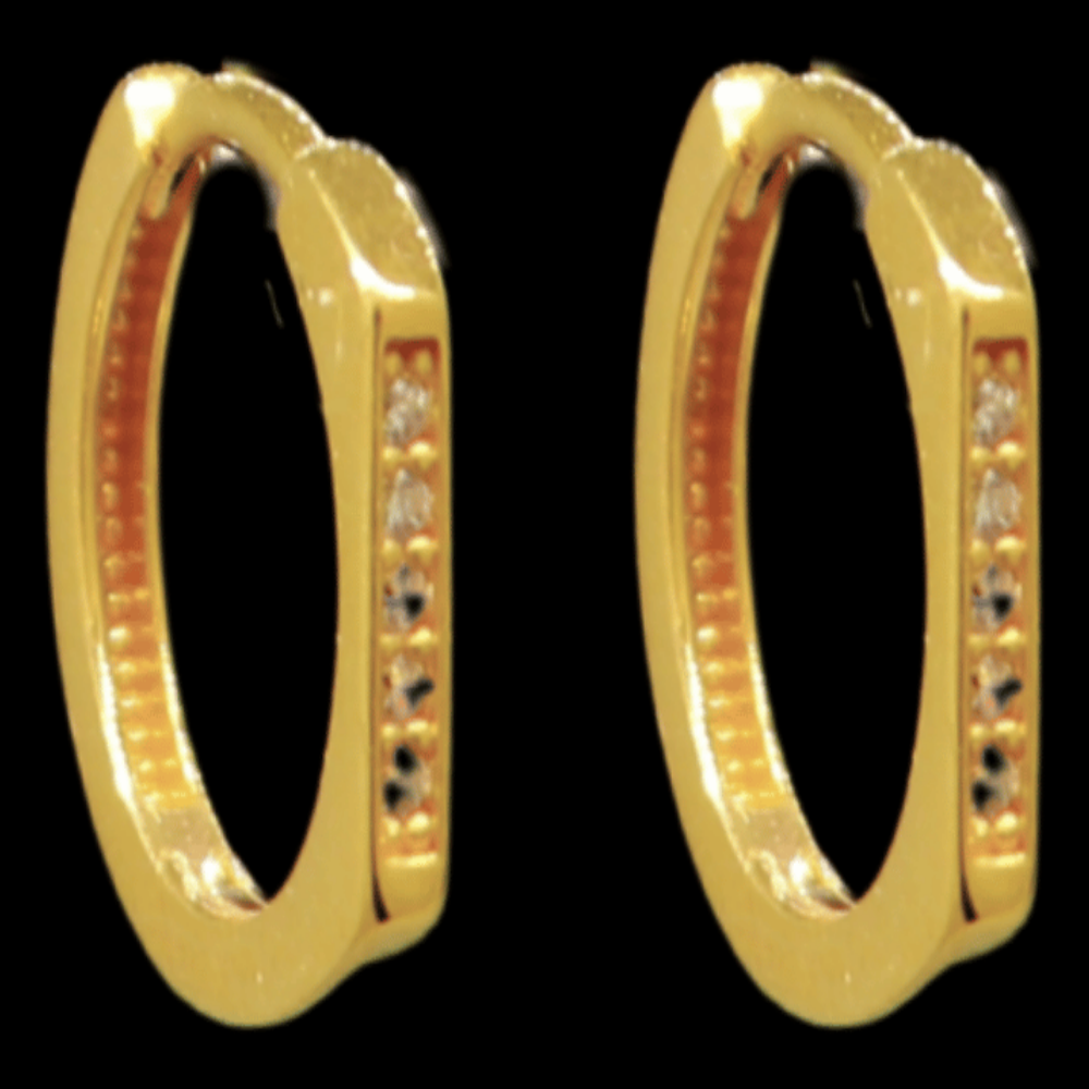 21K Gold Drop Earrings – SW33396
