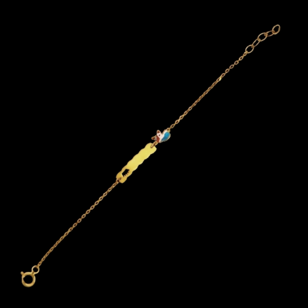 21K Gold Baby Bracelet