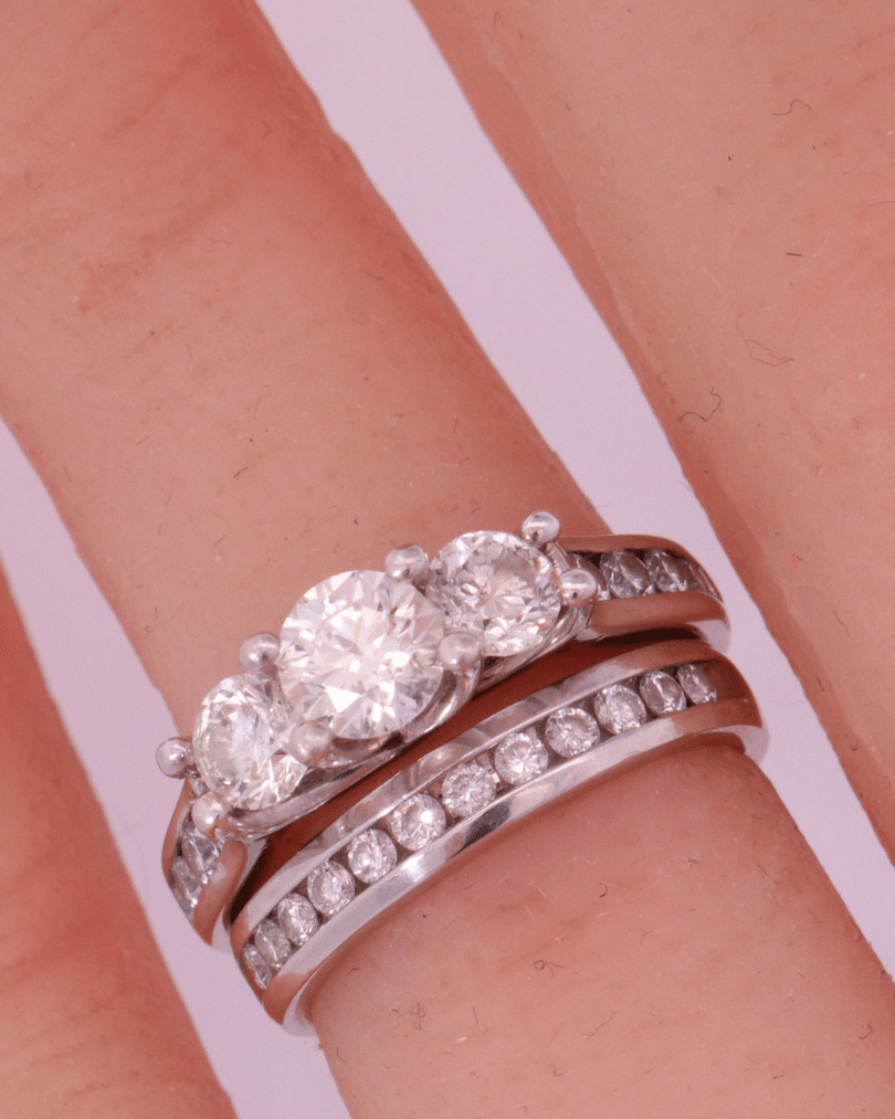 14K White Gold – Size 6 1/2 – SW22630