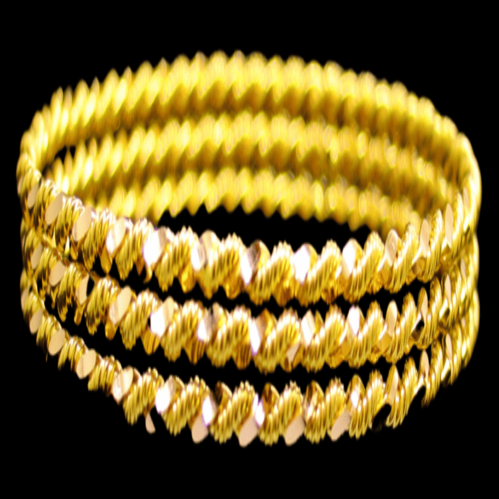 21K Gold Bangle Set, M (20) – SW29828