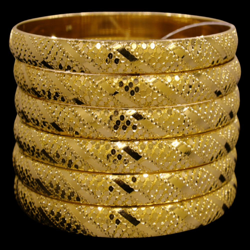 21K Gold Bangle Set, S (19) – SW28868