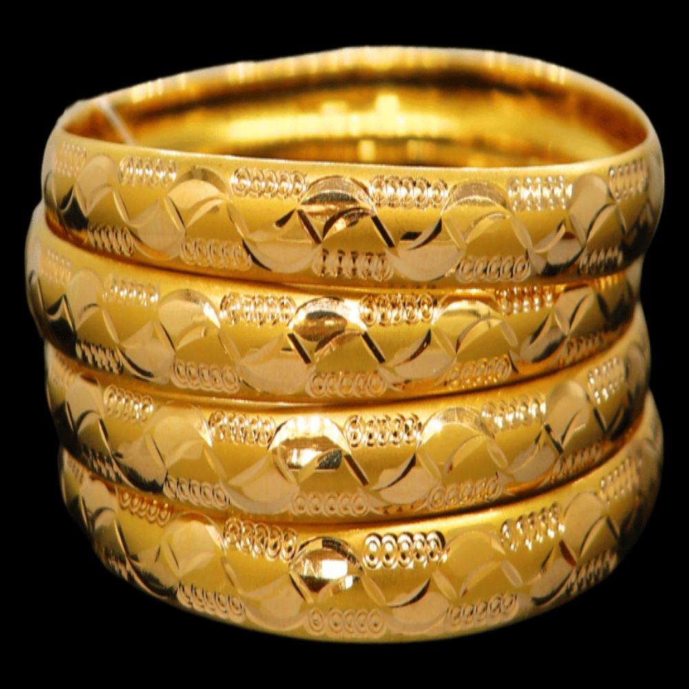 21K Gold Bangle Set, S (19) – SW33591