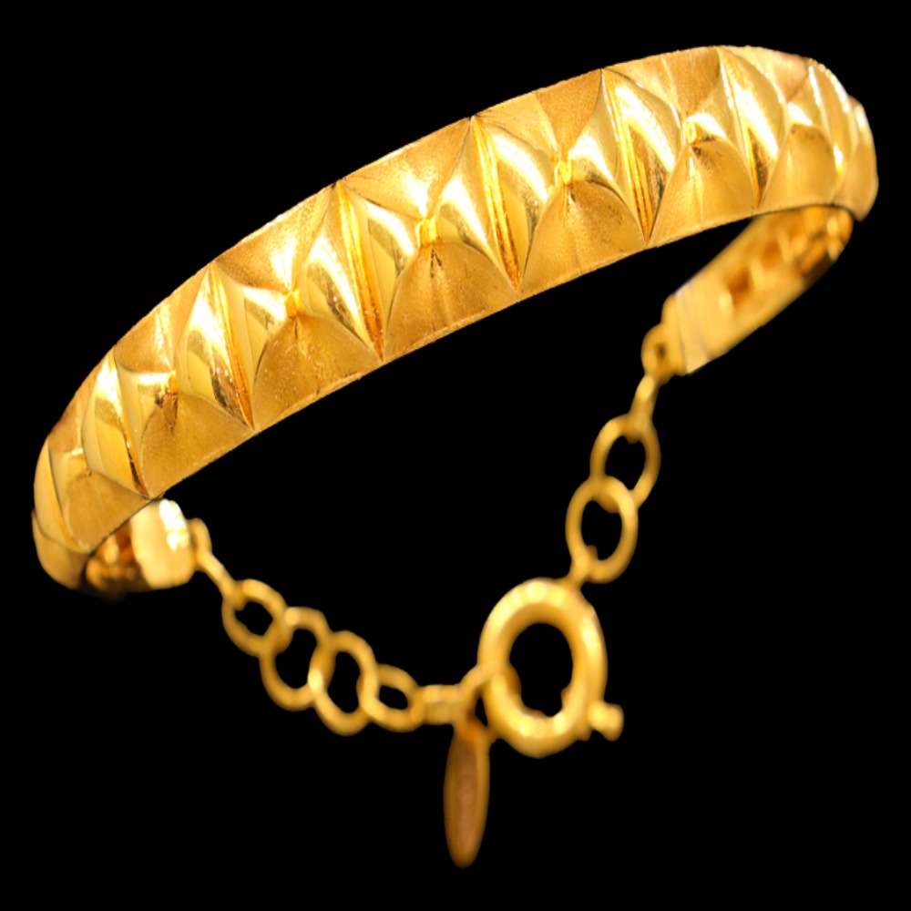 21k Gold Bangle Bracelet