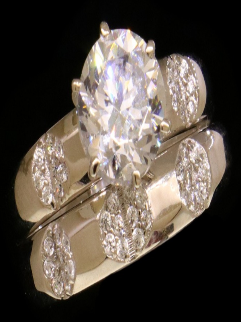 18K Gold Bridal Set