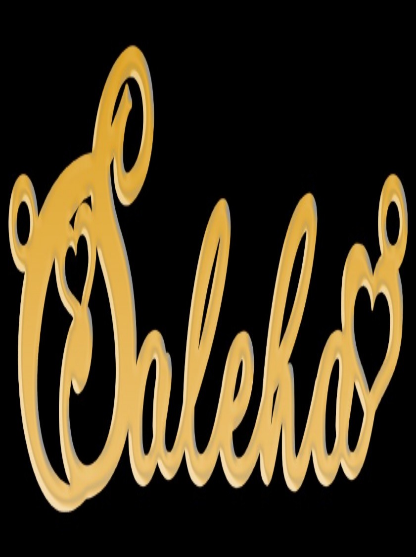 21K Personalized Nameplate Necklace – 27717