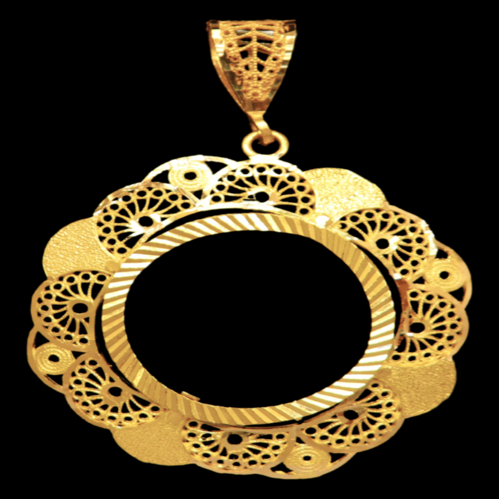 21K Gold Coin Frame