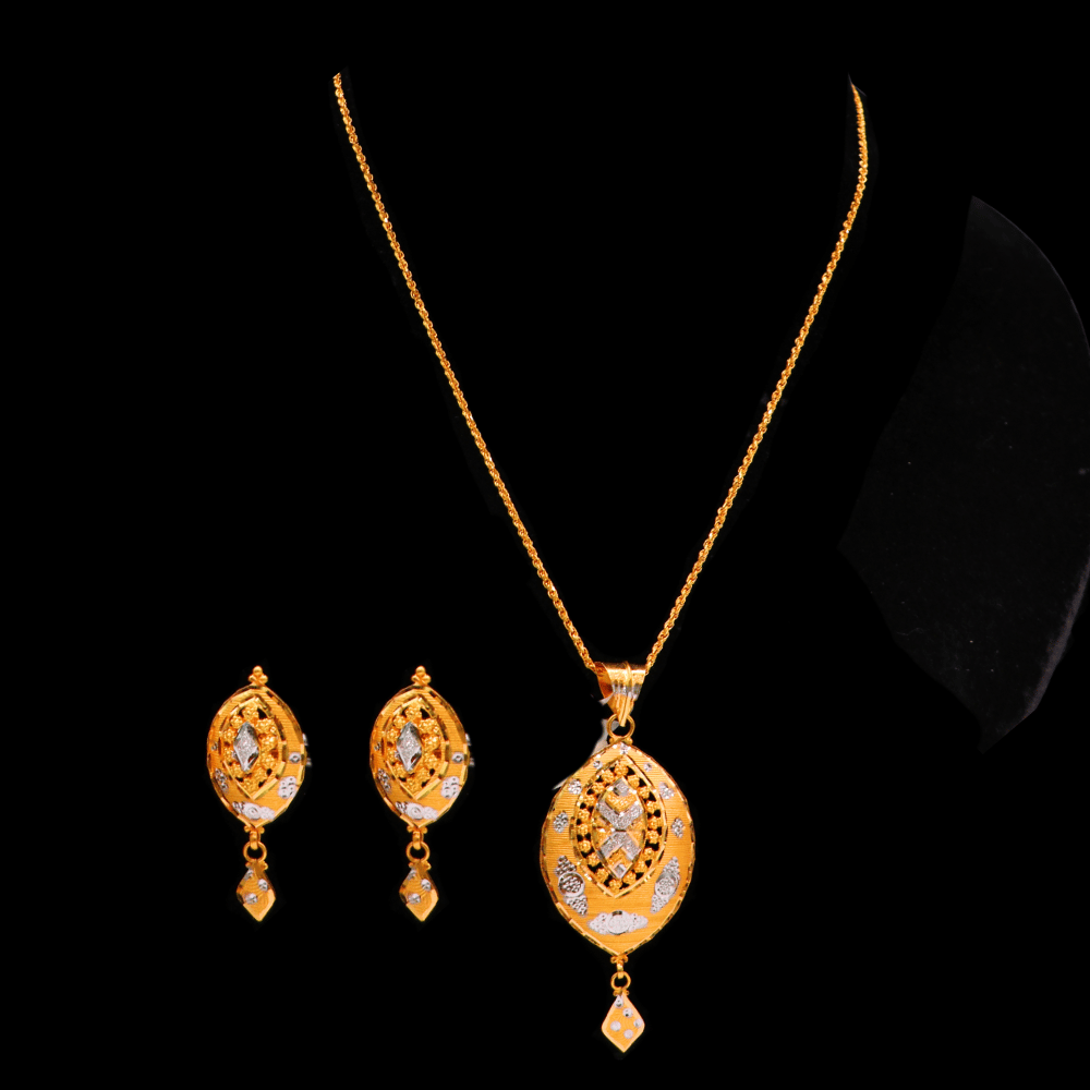 22K Gold Necklace Set