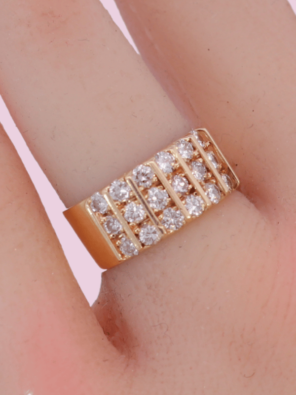 14K Yellow Gold Diamond Ring - SW30618, 8
