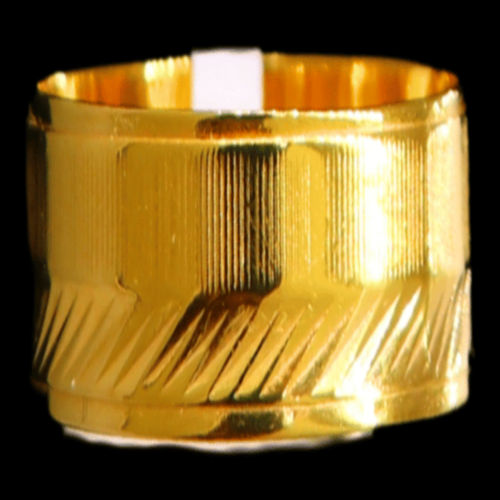 21K Gold Engagement Band Size 7