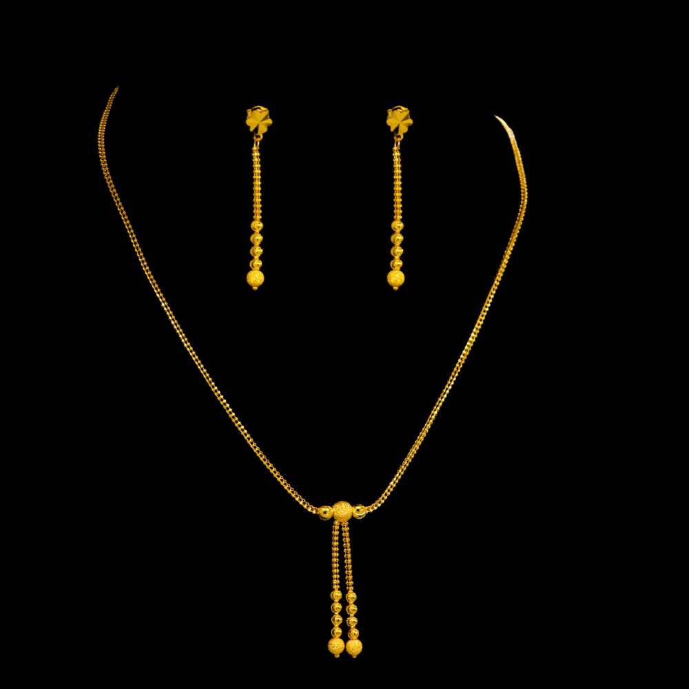 22K Gold Necklace Set