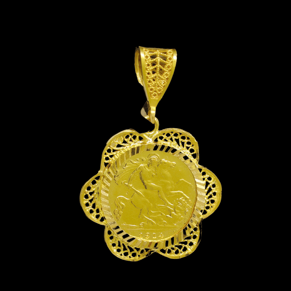 21K Gold Pendant