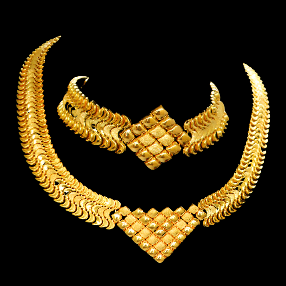 21K Short Necklace Set – SW33107