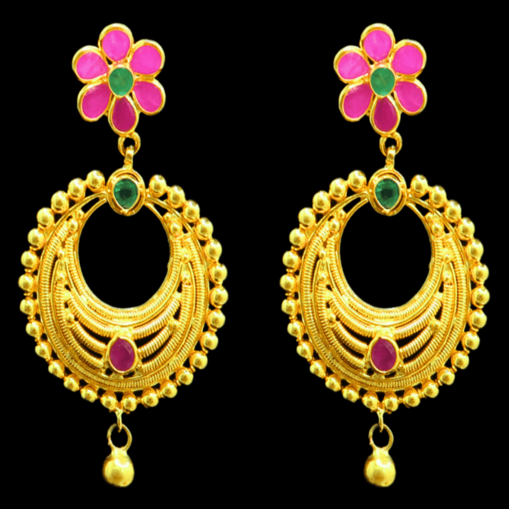 22K Gold Earrings – SD32246