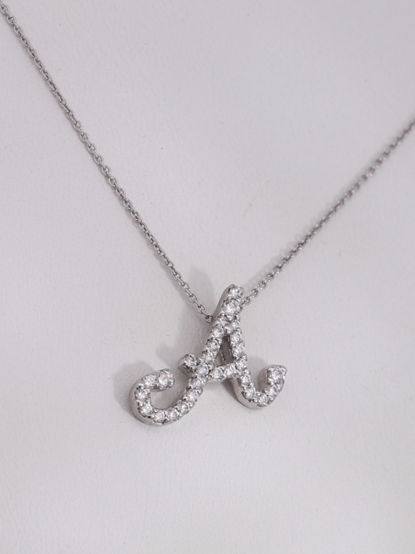 18K White Gold Diamond Necklace – SW30874