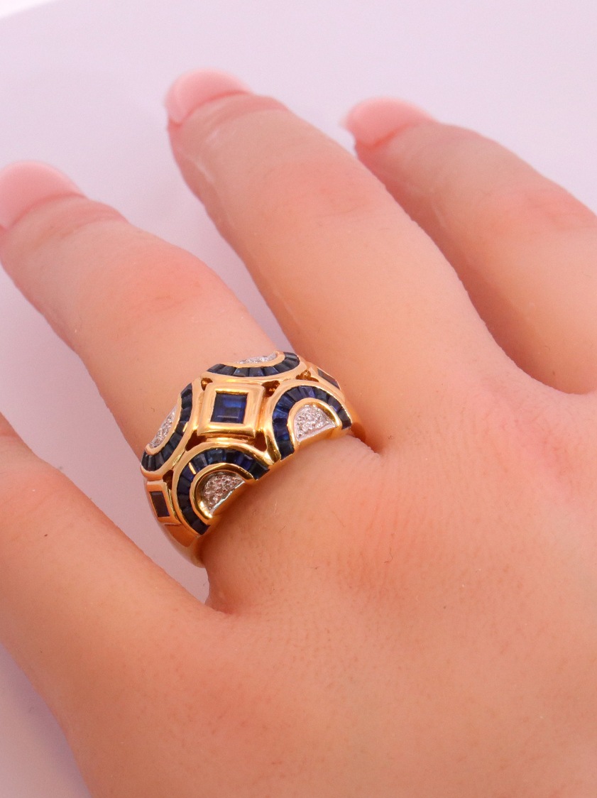 14K Yellow Gold Diamond Ring - – SW10215