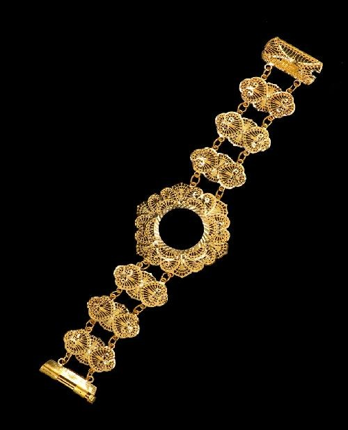 21K Gold Coin Bracelet – 12960