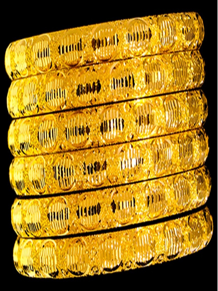 21K Gold Bangle Set, L (21) – 38111 image 2 of 2