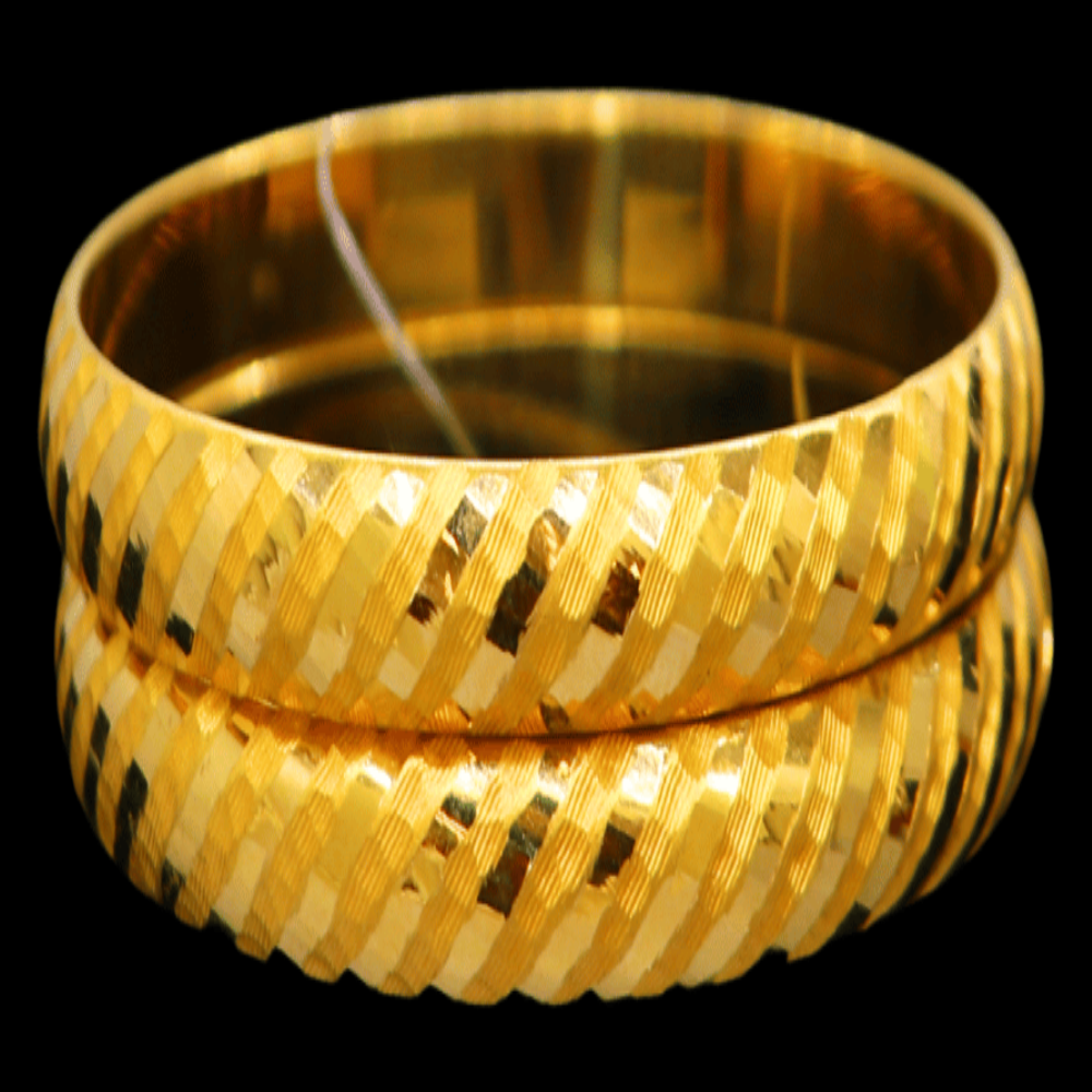 21K Gold Bangle Set, S (19) – SW33590