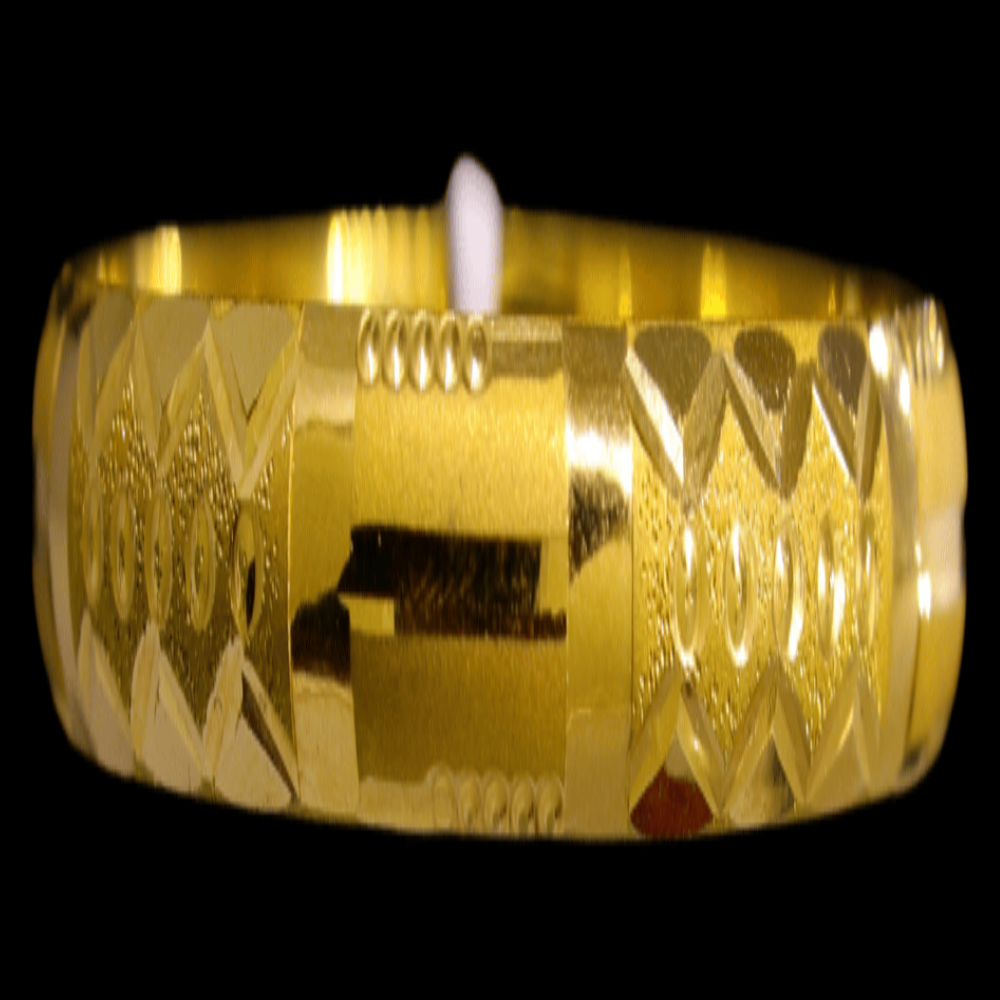 21K Gold Bangle, S (19) – SW30353