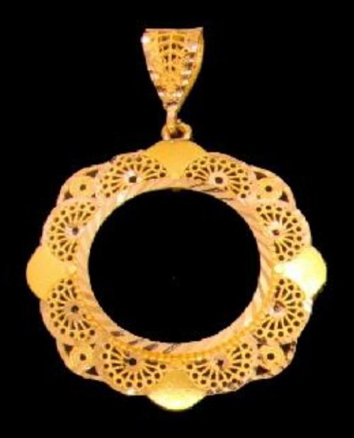 21K Gold Coin Frame – 31707